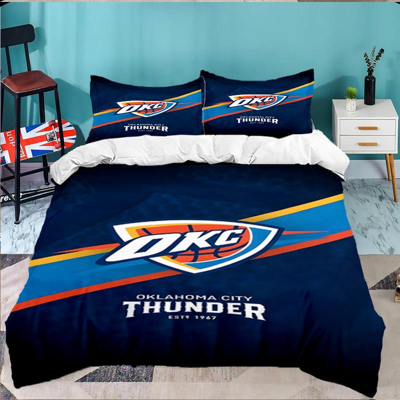 Oklahoma Sports Team 3pcs Bedding Set,Including 1pc Duvet Cover And 2pcs Pillowcases Perfect Gift for Christmas,Ideal for Bedroom, Dormitory
