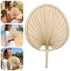 Portable Hand-woven Palm-Leaf Fan Lightweight Summer Cooling Fan Wedding Decoration