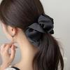 Elegant Satin Pleated Hair Clip: Enhances Volume for Ponytails & Buns, Stylish New Hair Accessory for Women