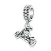 Silber Motorrad Charm Anhänger Perle Silber 925 Perlen