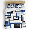 Yellow Grey Black Patchwork Abstract Art Medieval Style Duvet Cover Pillow Case Bedding Set Quilt Cover Double Bed Home Textile