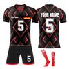 Kit magliette personalizzate uomo e ragazza con nome e numero maglie da calcio personalizzate per ragazzi tuta da allenamento