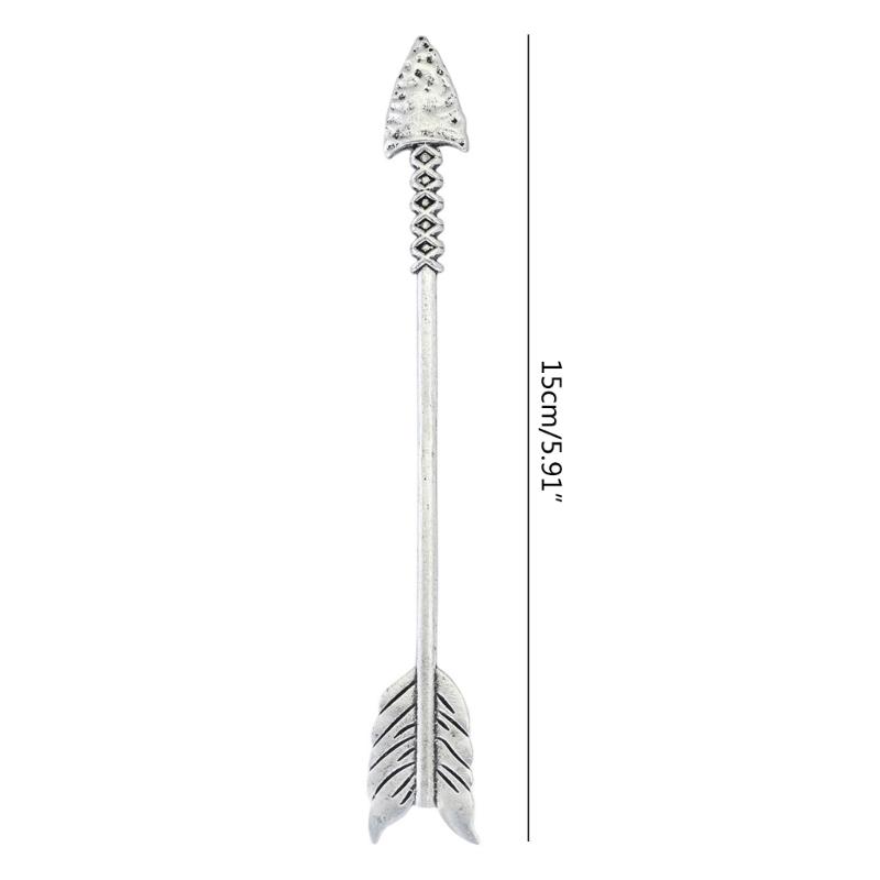 Simple Metal Arrow Hair Sticks Retro Hair Bun Holder Chinese Hair Clip Antique Hair Chopsticks Women Hair Accessories
