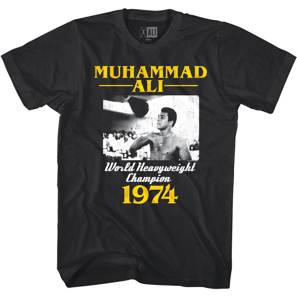 Muhammad Ali World Heavyweight Champion 1974 Mens T Shirt XXXXL