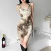 European and American style 2026 summer new women's clothing street fashion sleeveless hooded high waist dress women