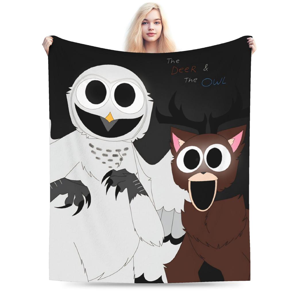 Warm Blankets Students Decorative 99 Nights in the Forest Survival Games Throw Blanket For Home Decor Trend Sofa Bed Cover