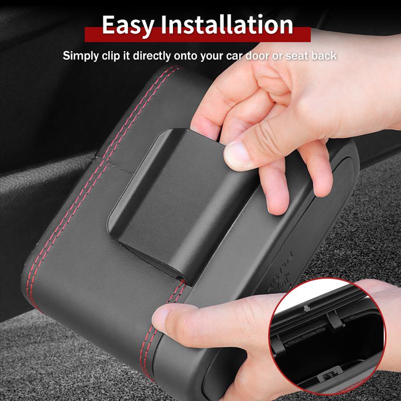 Car accessories interior Car storage press-down style trash can For Lincoln MKZ MKX Aviator Navigator Continental Voyager gyu7