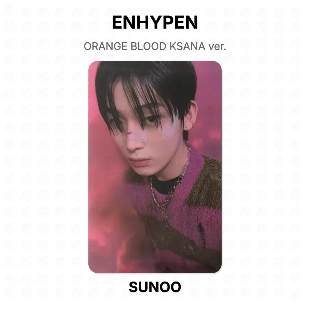 ENHYPEN ORANGE BLOOD KSANA Ver. Official Photocard