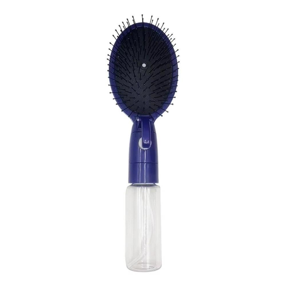 Anti Static 2-In-1 Misting Hair Brush 2-in-1 Salon Styling Brush Daily Hair Care темно-синий