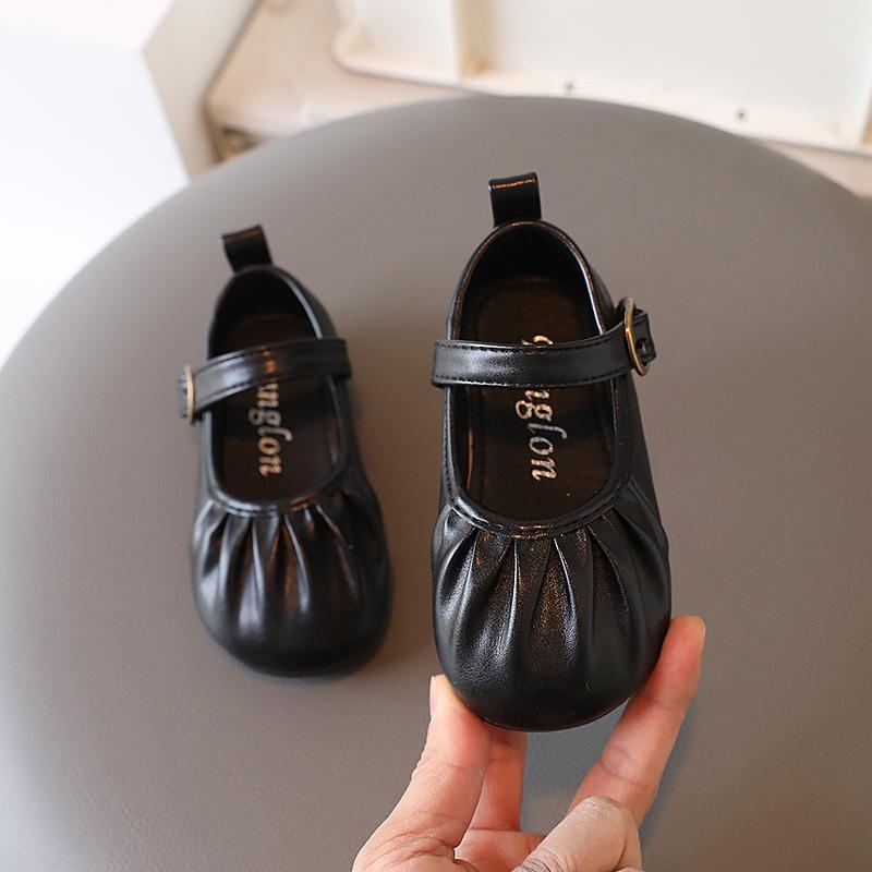 Vår Høst Barneskinnsko Pustende Jenters Ballerina Sko Fritids Enkel Stil Allsidig Sklisikker Barn Mary Jane Sko