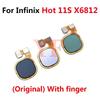 For Infinix Hot 11s X6812 11 Play NFC Note 11 12 X663B Fingerprint Reader Touch ID Sensor Return Key Home Button Flex Cable
