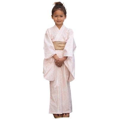 Yukata Set for Retro Japanese Heiko Obi Perfect for Summer Evening and Bon Odori Dance Children's Girls Pattern, (Sash), Festivals, Gatherings,