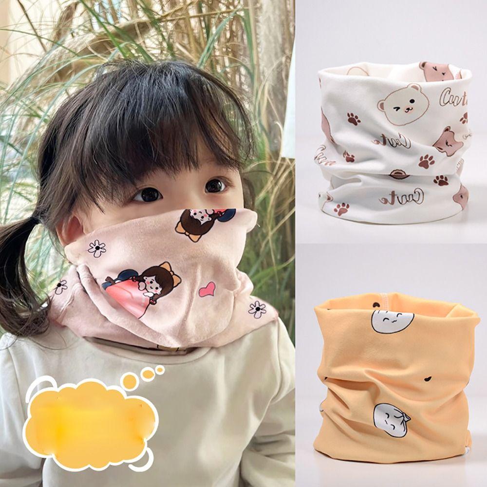 Thickened Boys Girls Scarf Bib Children Kids Winter Scarves Fashion Snood Cowl Tube  Autumn Winter