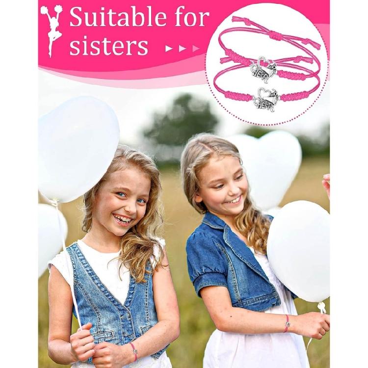 Cheerleader Bracelets Adjustable Sports Cheerleaders Sports Enthusiasts Adjustable Cheerleader Gifts For Cheer Team