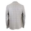 ISAIA 003313 POMPEI cashmere windowpane check tailored jacket Jacket 48 grayUsed