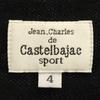 CASTELBAJAC SPORT Wappen Long Sleeve Polo Shirt 4 Beige Kanoko Fabric Men's Used
