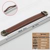 Antique Copper Leather Handle for Cabinets, Wardrobes, Shoe Cabinets, and Wine Boxes