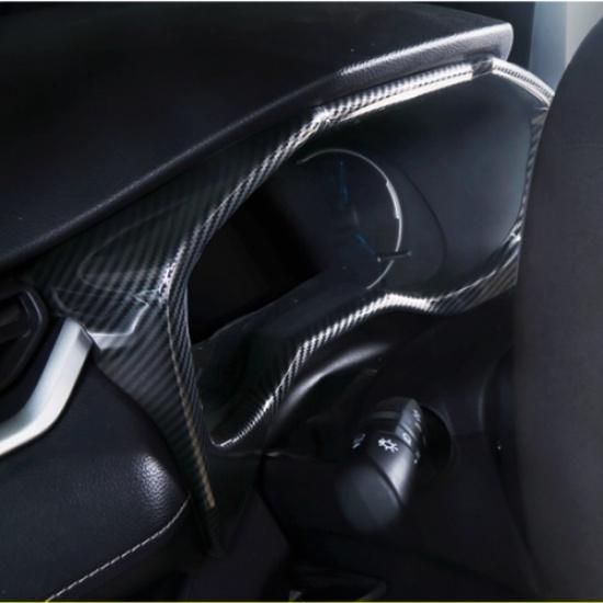 Carbon Fiber Dashboard Panel Frame Cover Trim For Toyota RAV4 -2025