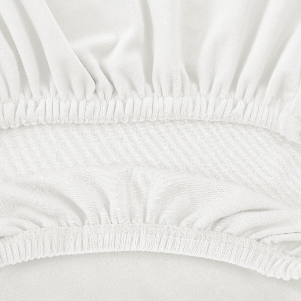 Cover Velvet Chair Thick White Velvet