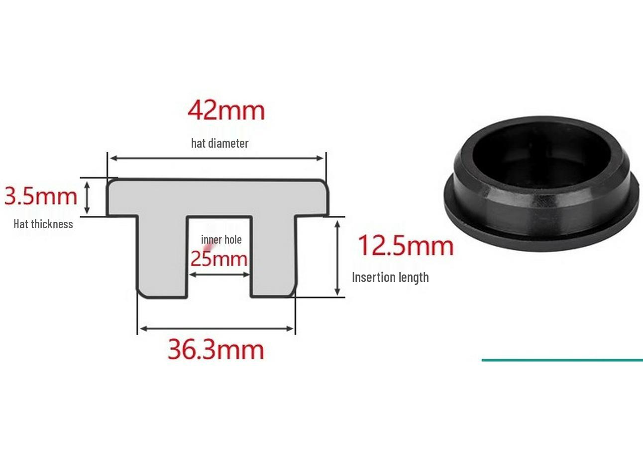 Silicone High-Temperature Waterproof Dustproof Rubber Sealing Plug