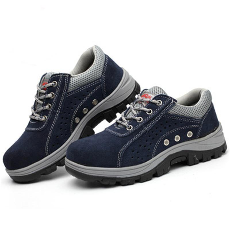 Breathable safety steel toe cap shoes anti-smashing anti-piercing work shoes  werksneakers zapatos de seguridad hombre H820