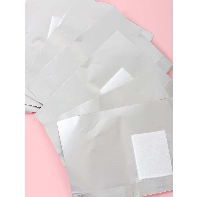 100pcs Aluminum Foil Nail Art Remover Pad Nail Art Tool
