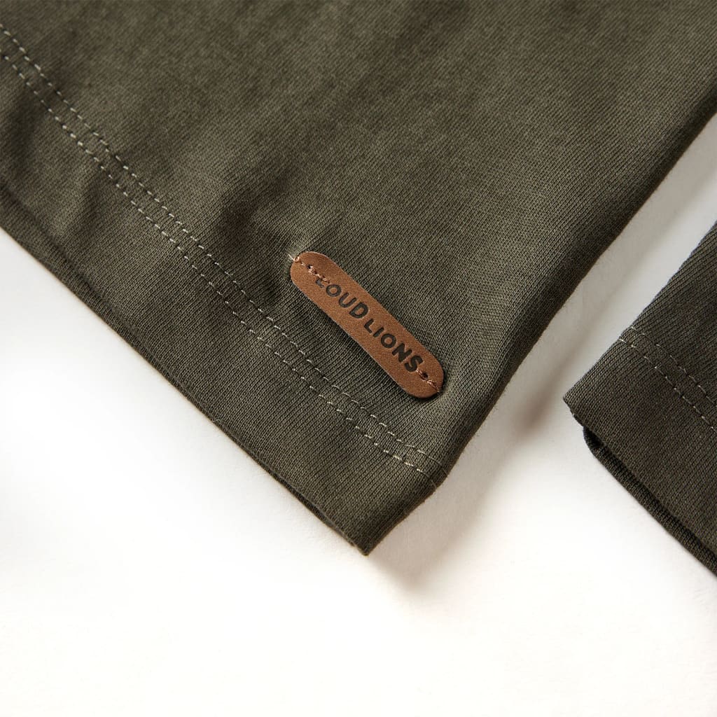 Kinder Long Sleeve T Shirt Khaki 104