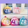 Adorable Cartoon Eva Hardshell Kids Backpack For School Pink Blue Green Yellow