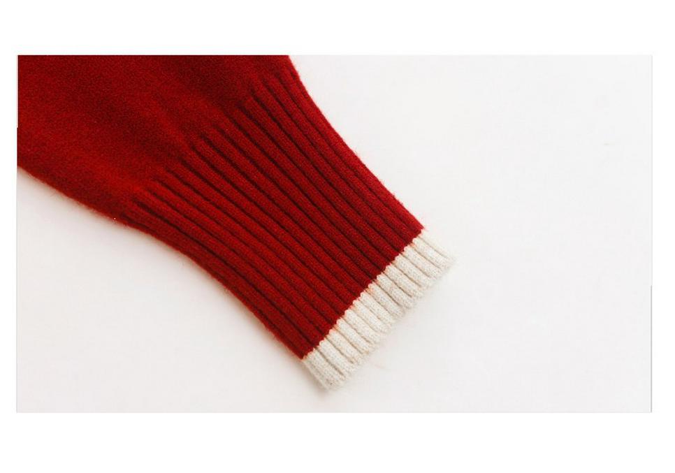 Fall/Winter 2026 Stylish Petite Wool Knit Sweater - Women's Thick Short Base Layer Top.