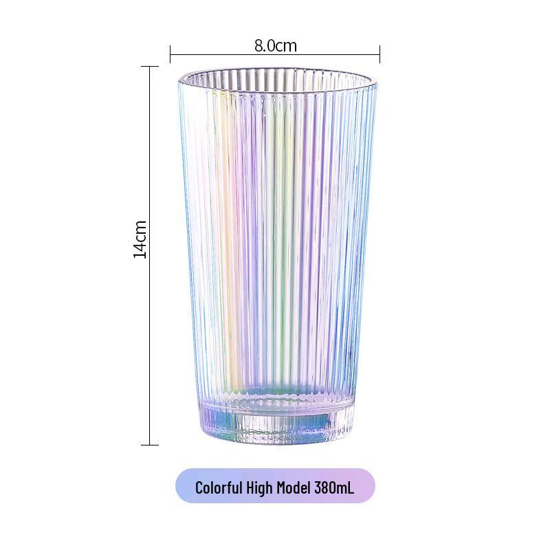 MDNG Handmade Striped Glass Tumbler