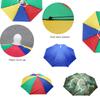 Foldable Adjustable Umbrella Hat Outdoor Waterproof Camping Beach Head Hats Camping Fishing Hiking Sun Shade Cap
