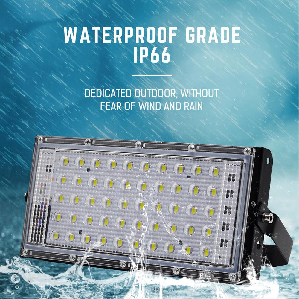 LED Flood Light 50W 220V Outdoor IP65 Waterproof Floodlight For Garden Square Street Lamp Wall Flood Landscape Lighting