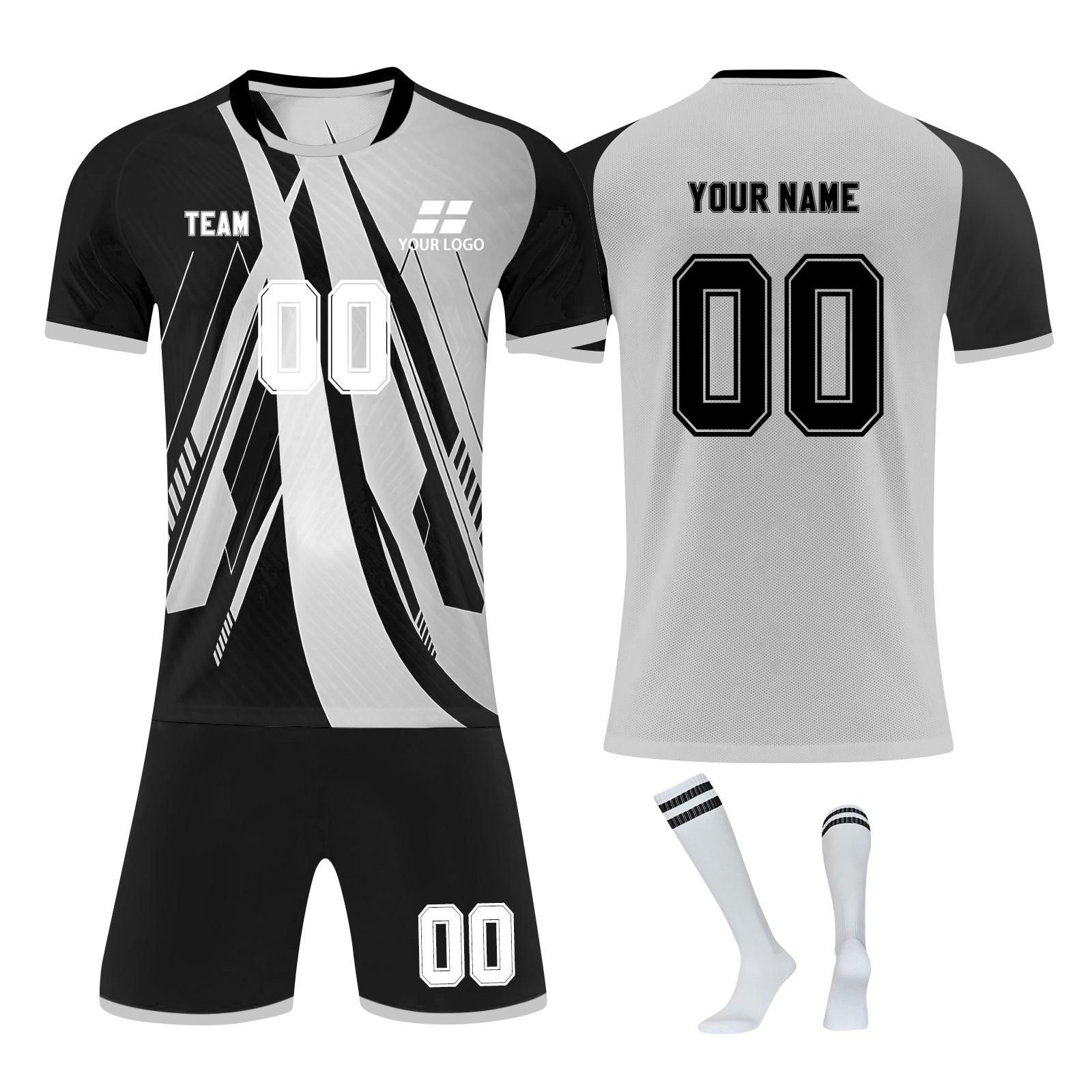 

Комплект персонализированных рубашек для мужчин и девочек с именем и номером, футбольные майки на заказ для мальчиков, тренировочный костюм S