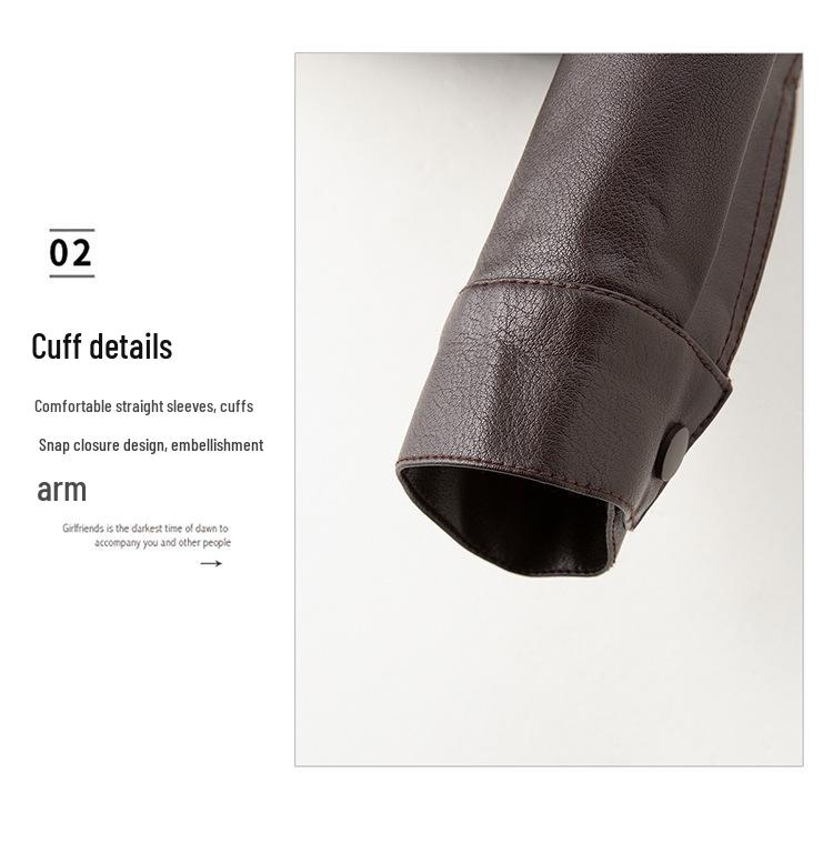2025 Spring/Autumn Women's Genuine Lambskin Lapel Jacket - Trendy Short Casual Leather Coat