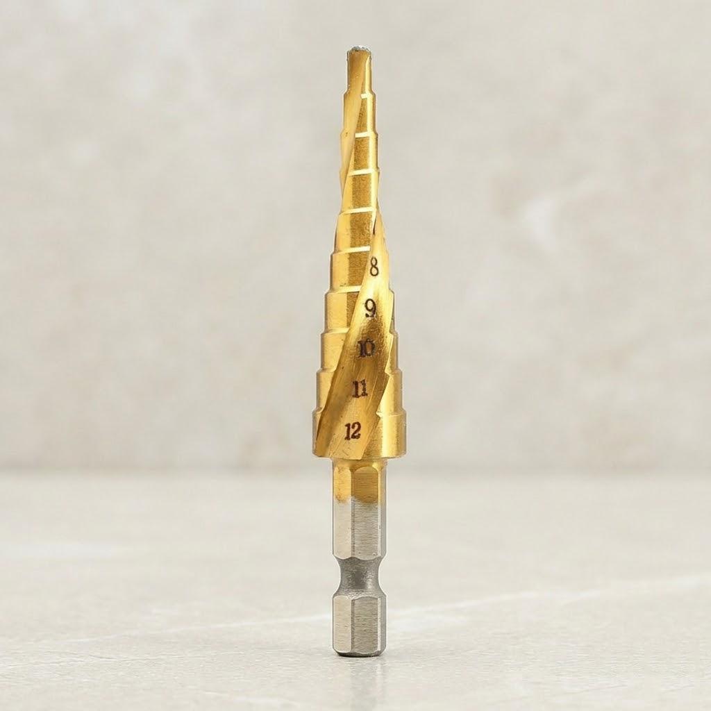 

HSS Spiral Grooved Step Center Drill Bit 4-12mm 20mm 32mm Solid Carbide Titanium Drill Accessories