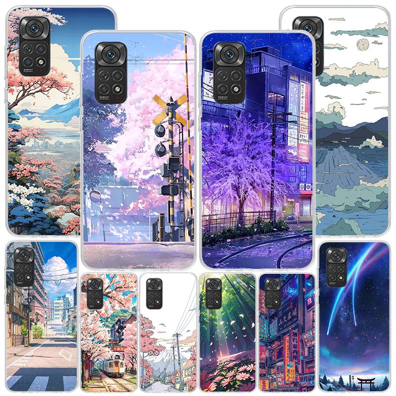 Anime Aesthetic Scenery Phnoe Case for Phnoe Case for Xiaomi Redmi Note 15 14 14S 13 Pro Plus 12 12S 11S 11E 10S 10 11T 5G Uniqu