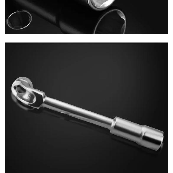 CRV Steel L Type Socket Spanner L Wrench 6 Point Hand Tools Automotive Mechanical Tool 8 10 12 13 14mm