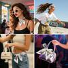 Best-selling vintage equestrian-themed imitation silk horse pattern imitation silk square scarf, fashionable hip-hop headscarf