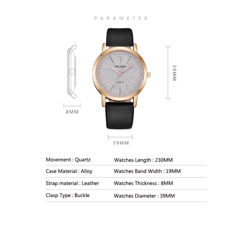 New Leather Women Ladies Luxury Brand Watches Wristwatch Quartz Fashion