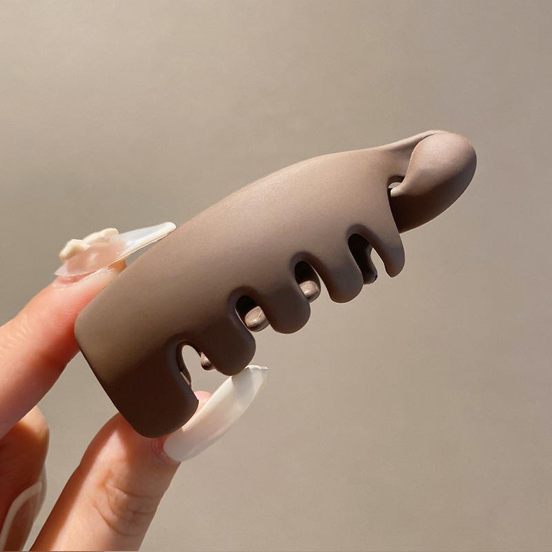 1pc Twist Banana Clip Vertical Clip Ponytail Hair Clip Hair Volume Girl Back of Head Top of Head Hair Tieip