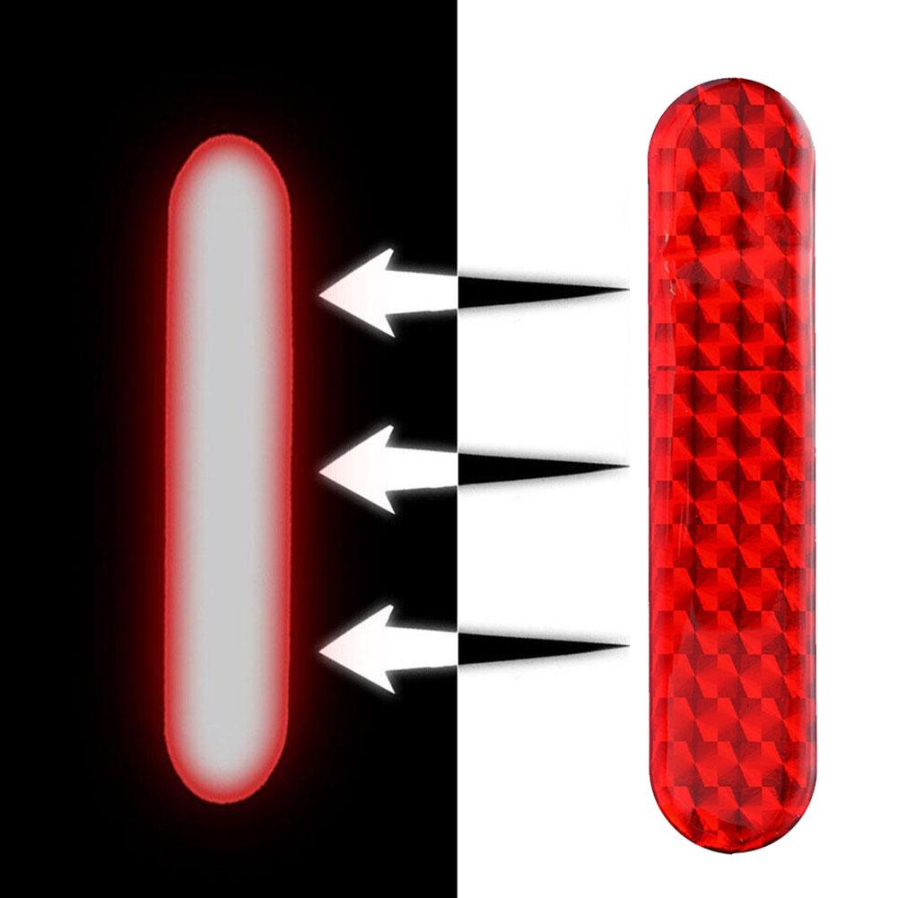 Car Reflective Stickers Side Safety Warning Stickers Protective Car Door Accessories Stickers Sticker Raceless T R3x8