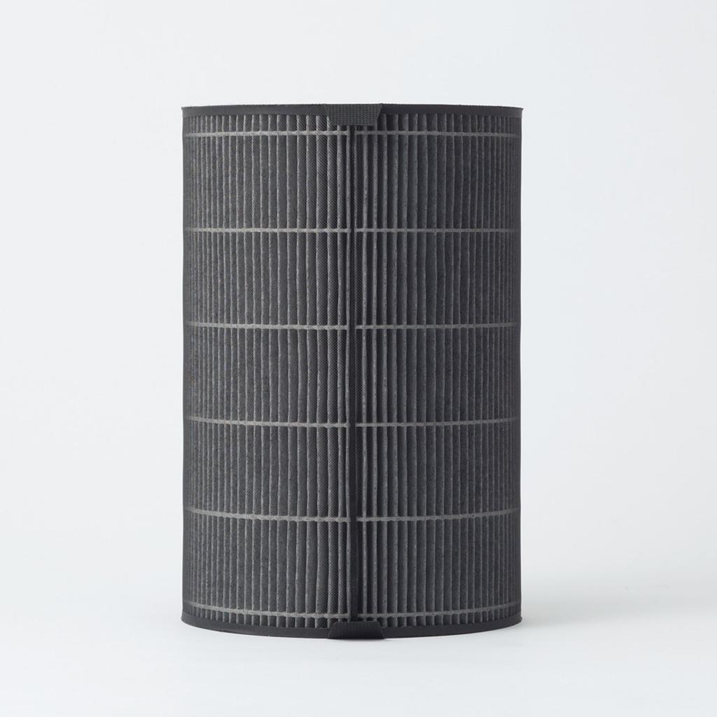 MUJI Dust Collection and Deodorizing Filter for Air Purifier Width 189 X Depth 189 X Height 282 Mm Compatible For 15987887 Black 360° Models MJ-AP1