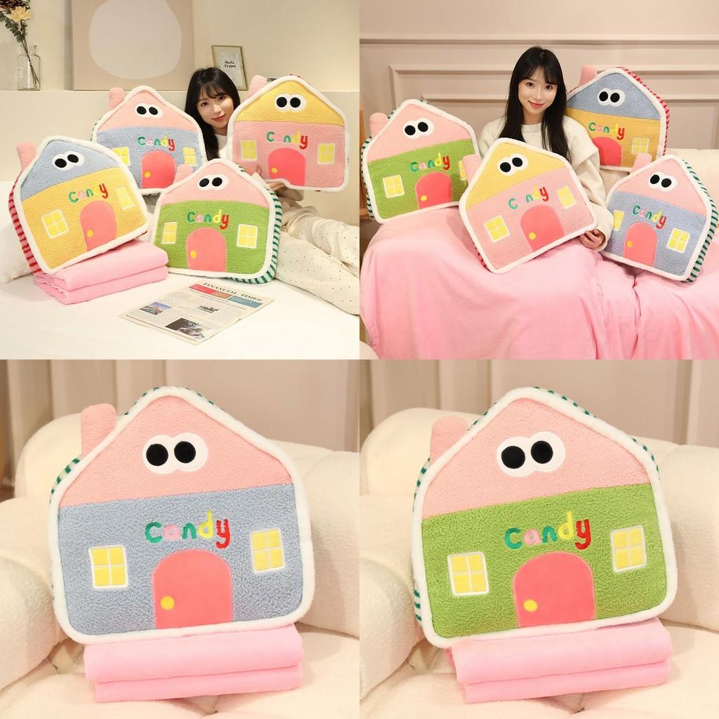 Dopamine Throw Girls Pillow Blanket 2 In 1 Sofa Office Children Room Doll Gift