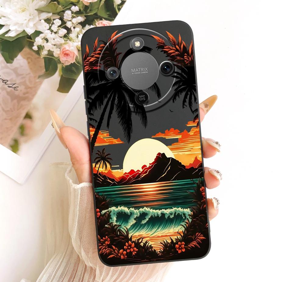 For Honor X9d Case Magic8 Lite Cute Fashion Cartoon Cover Soft TPU Phone Case For Honor Magic 8 Lite X 70 HonorX9d HonorX70 Bags
