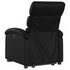 Vidaxl Reclining Lift Chair with Massage, Electric, Black