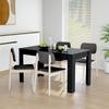 Day and Night - Day and Night Black Plywood Dining Table 140x74.5x76 Cm