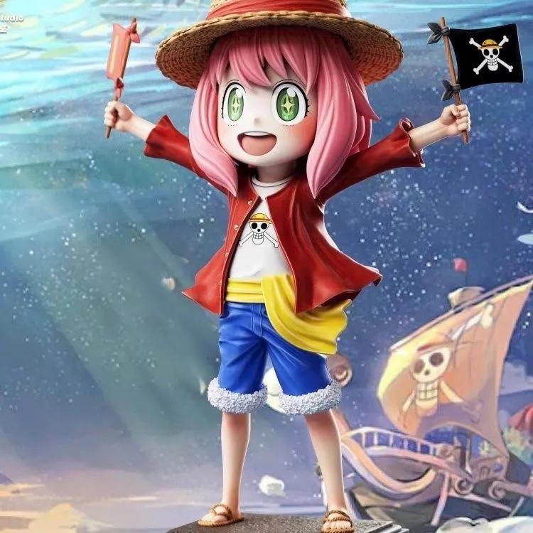

Anya Luffy Spy x Family Anime Figurine GK Model Ornament