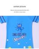 New Boys' One-Piece Cartoon Swimsuit: Cute, Quick-Drying Sun Protection for Toddlers to Big Kids