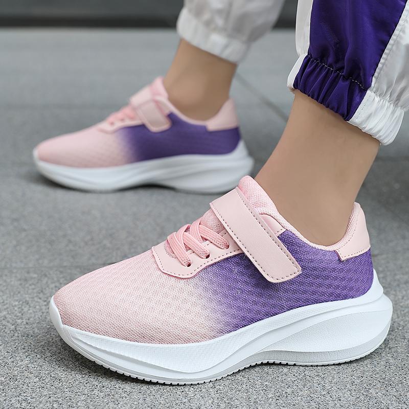 Fashionable Zhongda children's sports shoes, boys' all-season trendy shoes, breathable soft-soled girls' mesh shoes, casual shoe