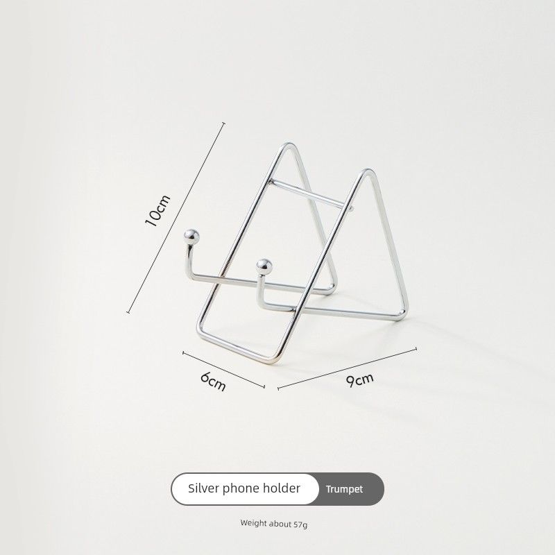 

iPad Desktop Computer Reading Tablet Computer Stand [1 Pack] Small size silver Phone Holder-regular